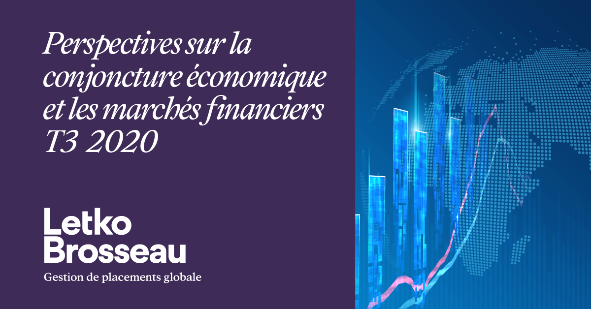 Perspectives sur la conjoncture économique et les marchés financiers – T3 2020