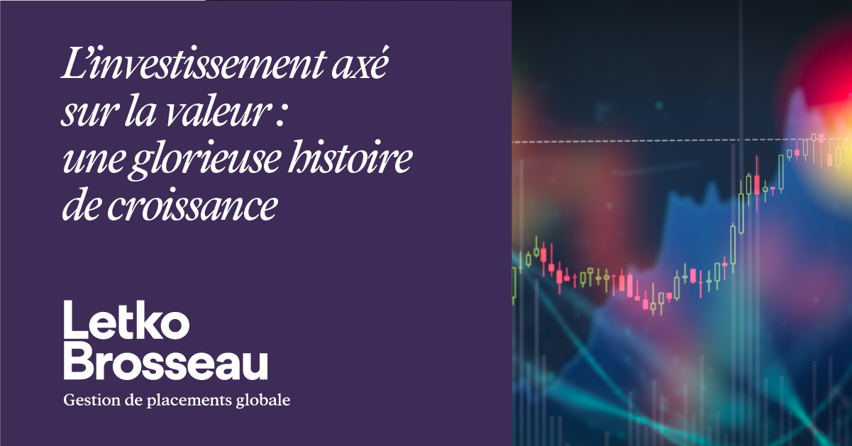 L’investissement axé sur la valeur : une glorieuse histoire de croissance