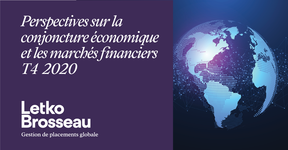 Perspectives sur la conjoncture économique et les marchés financiers – T4 2020