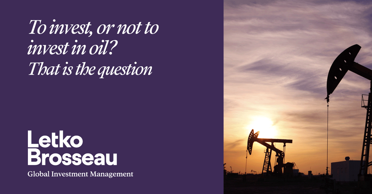 To invest, or not to invest in oil? That is the question