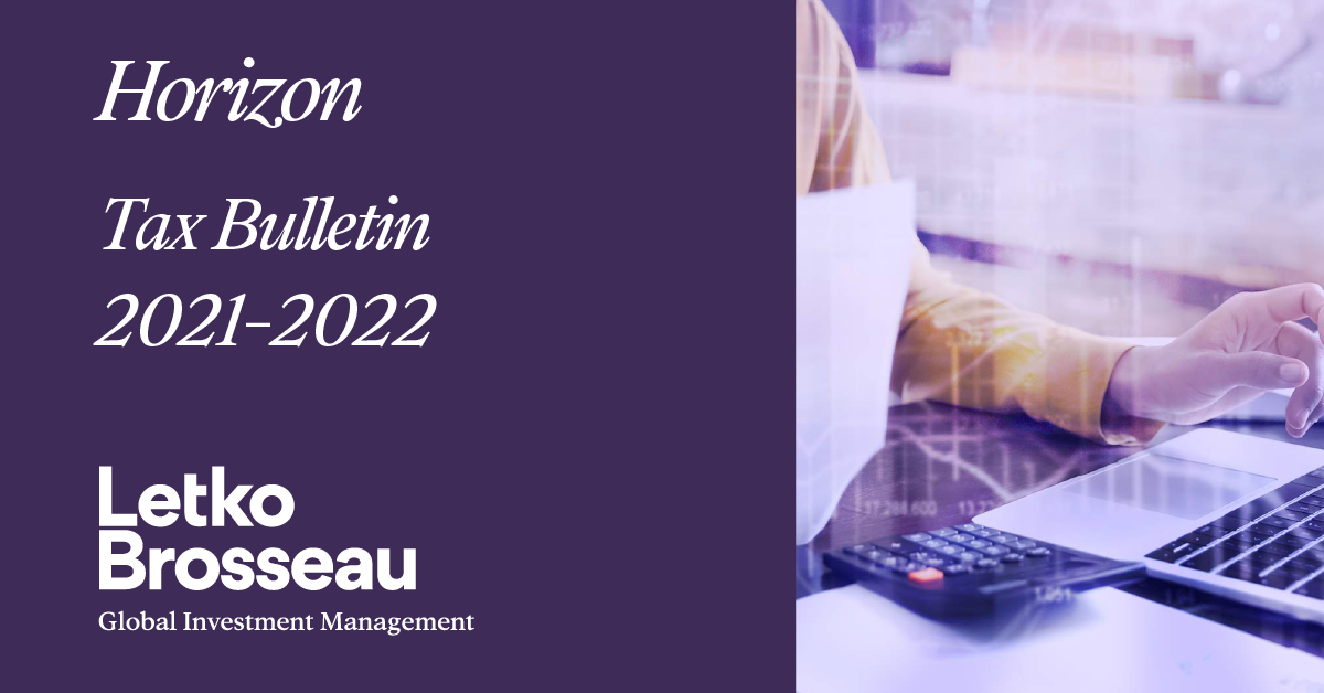 Horizon – Tax Bulletin 2021-2022