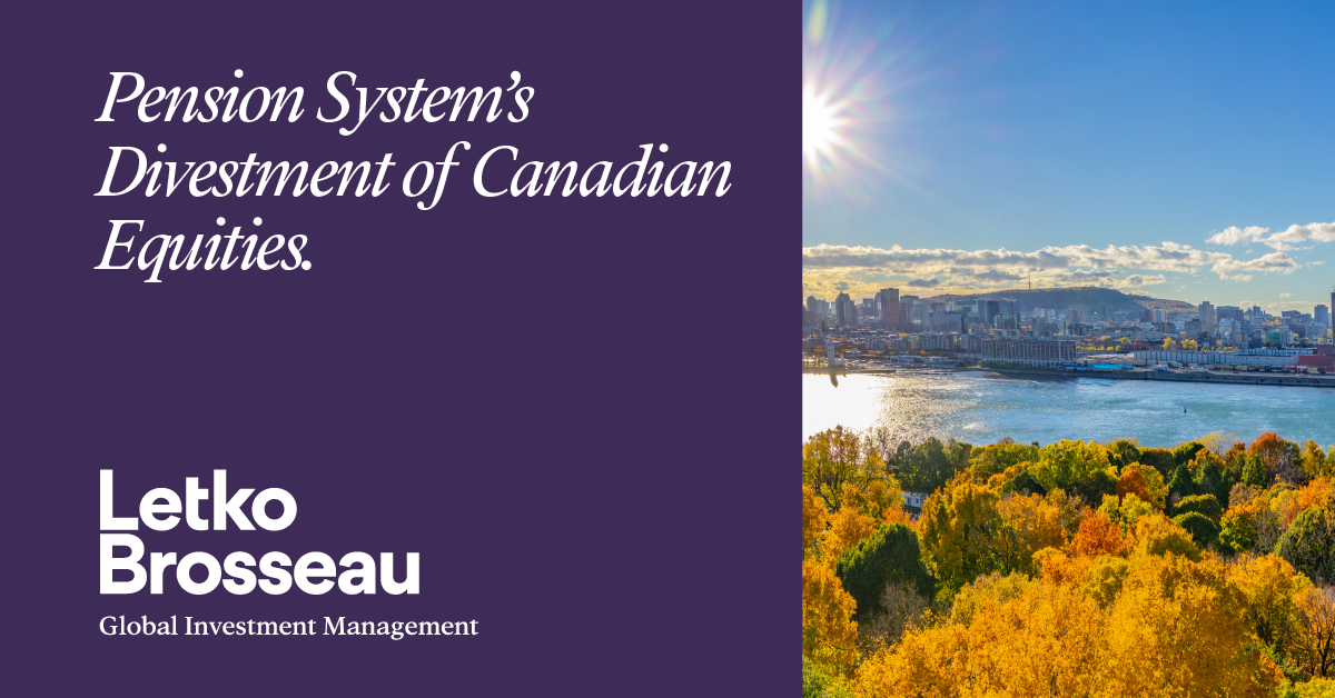 Pension System’s Divestment of Canadian Equities. The Policy Implications for Canada