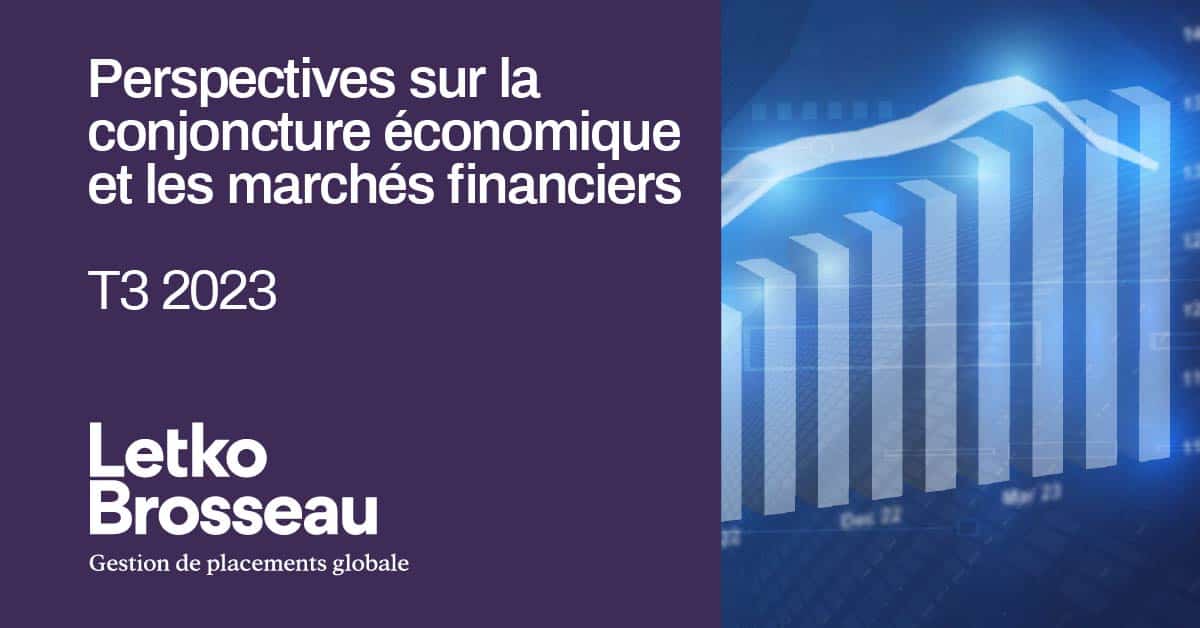 Perspectives sur la conjoncture économique et les marchés financiers – T3 2023