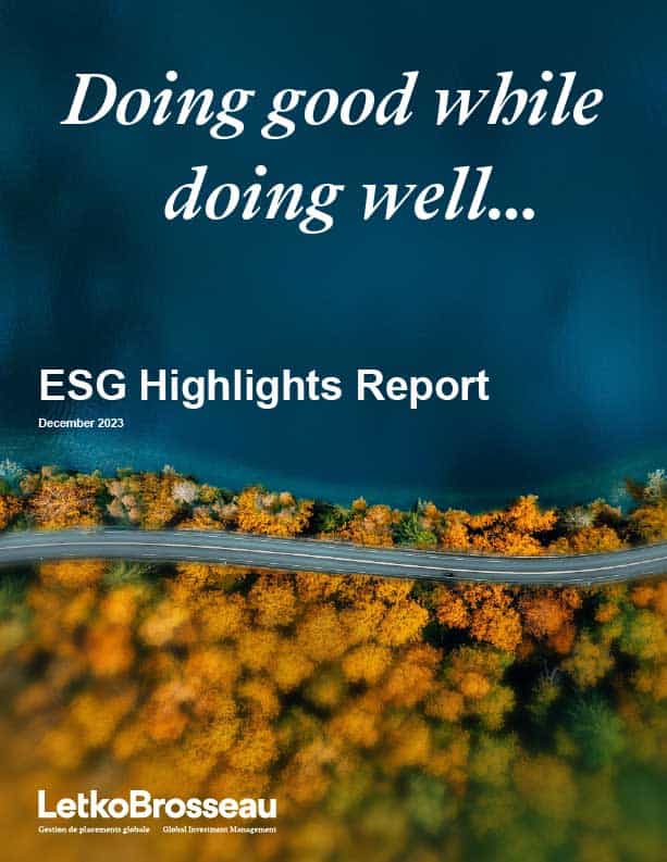 ESG Highlights 2023