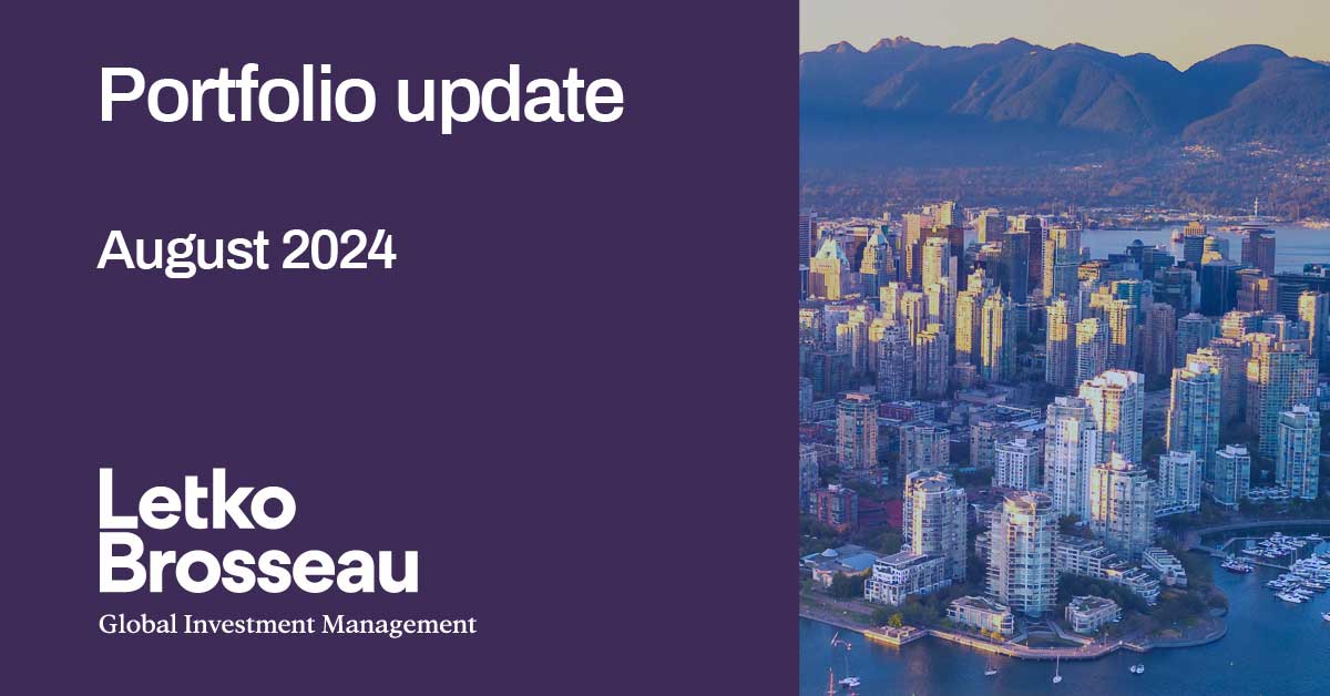 Portfolio Update – August 2024