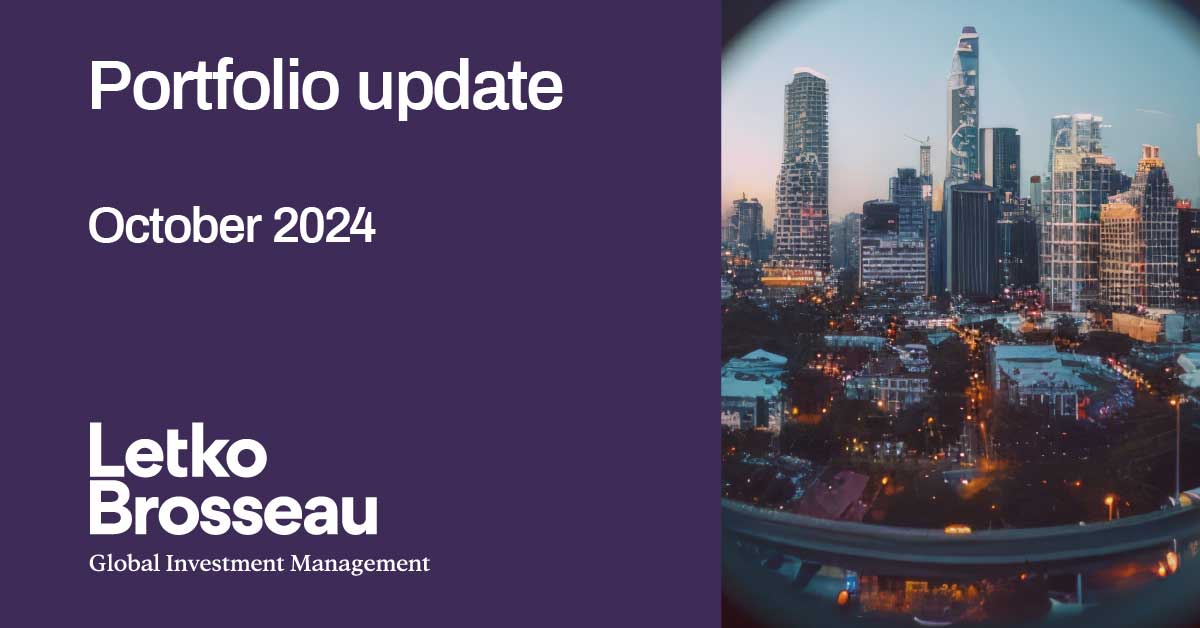 Portfolio Update – October 2024