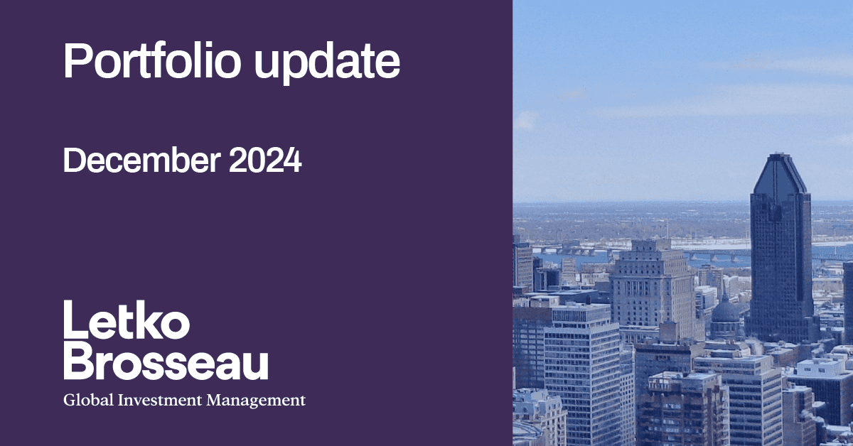 Portfolio Update – December 2024