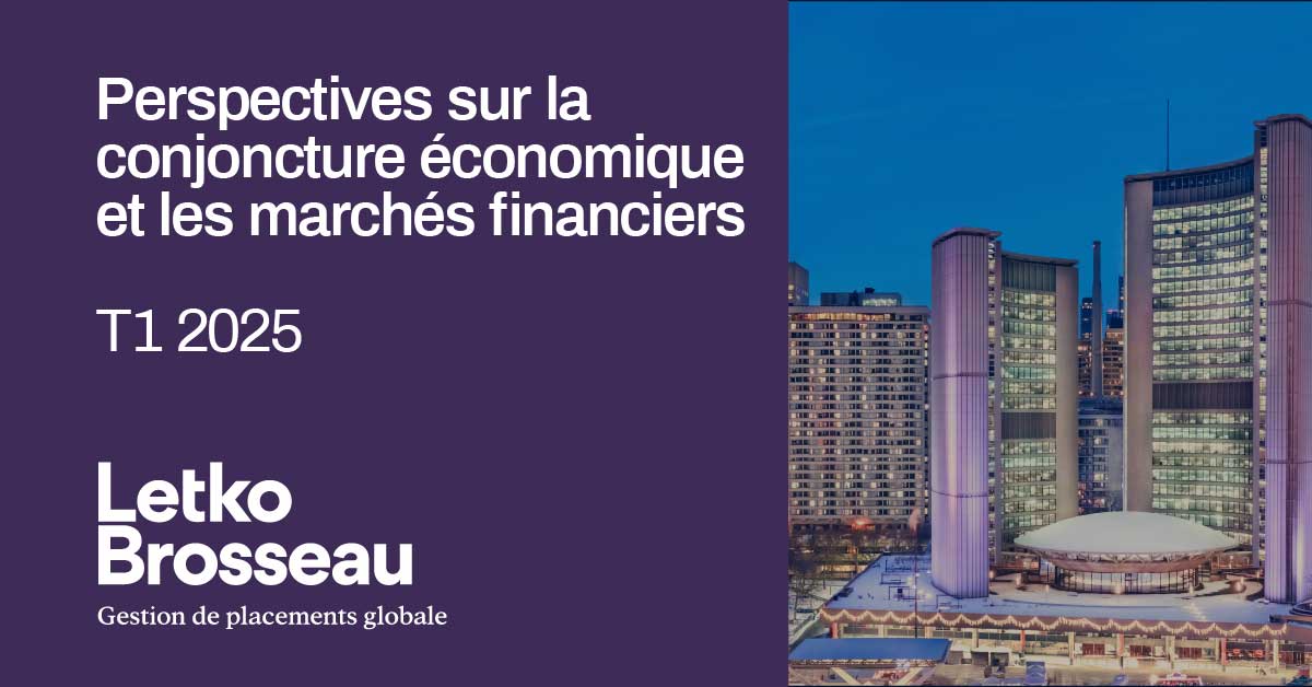 Perspectives sur la conjoncture économique et les marchés financiers – T1 2025