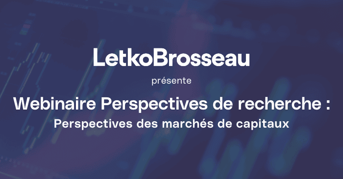 Perspectives de recherche Webinaire