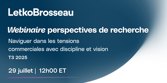 Perspectives de recherche – Webinaire – Juillet 2025
