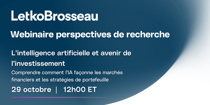 Perspectives de recherche – Webinaire – Octobre 2025